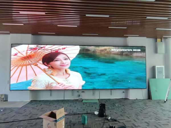 巫山P1.53led小间距屏安装案例